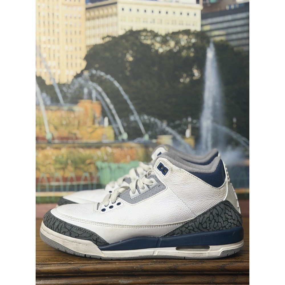 Jordan Air Jordan Retro Shoes Youth Size 7Y White Navy Basketball DM0967-140